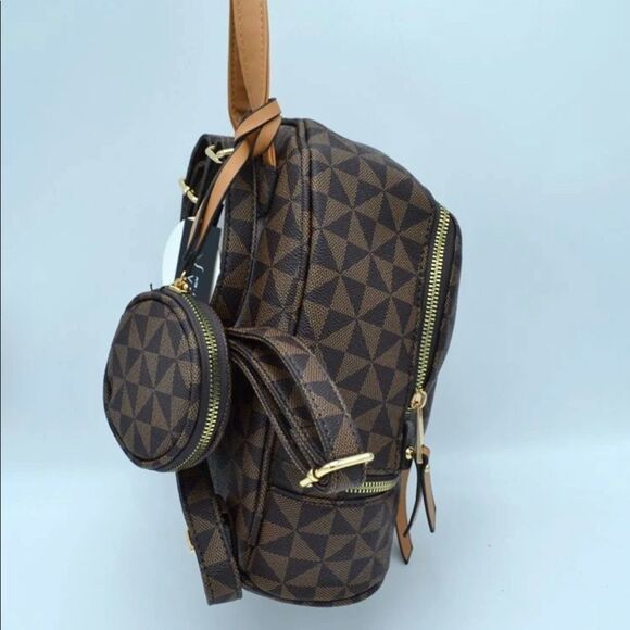3N1 Leopard Pattern Backpack - Blue main image 6
